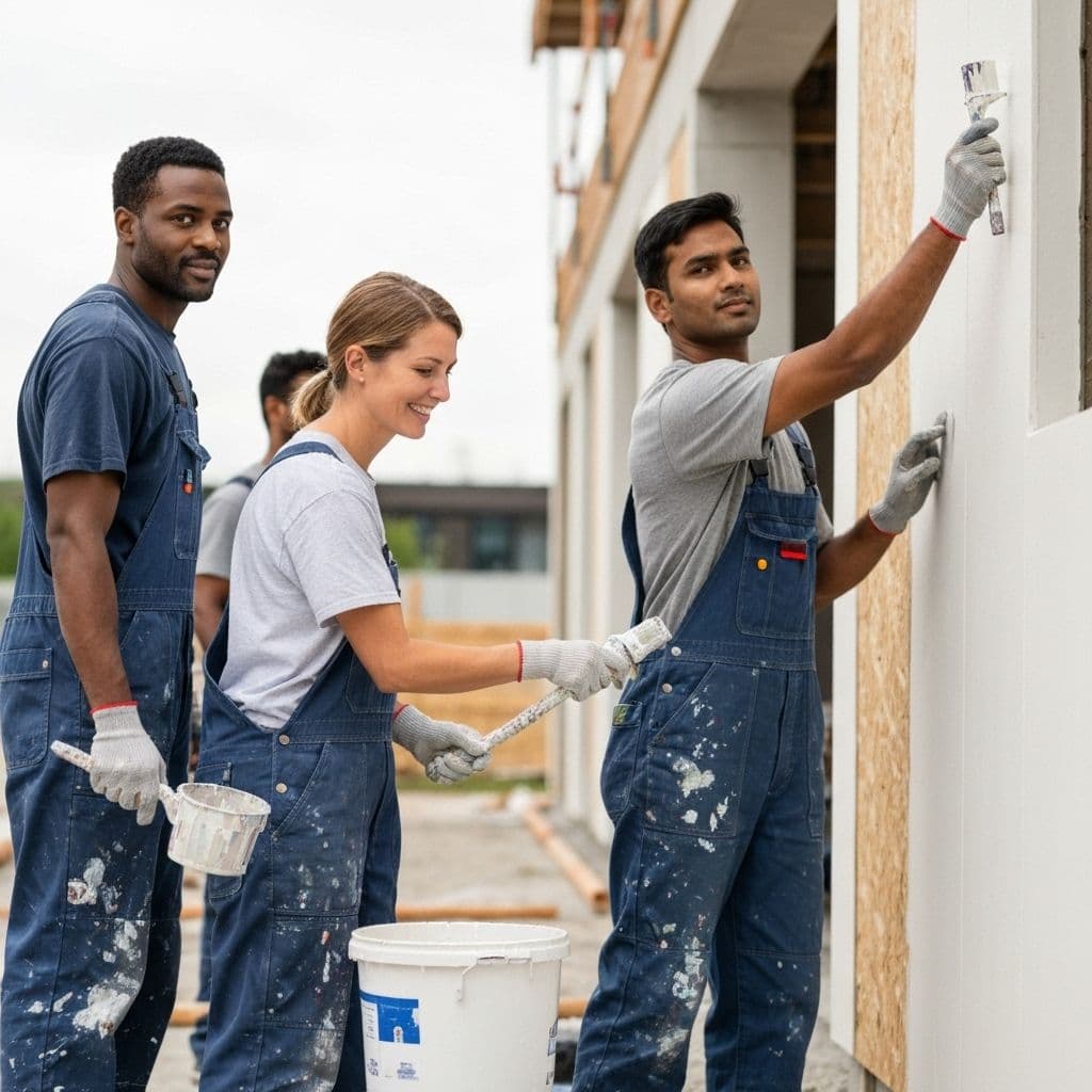 Professional painting team